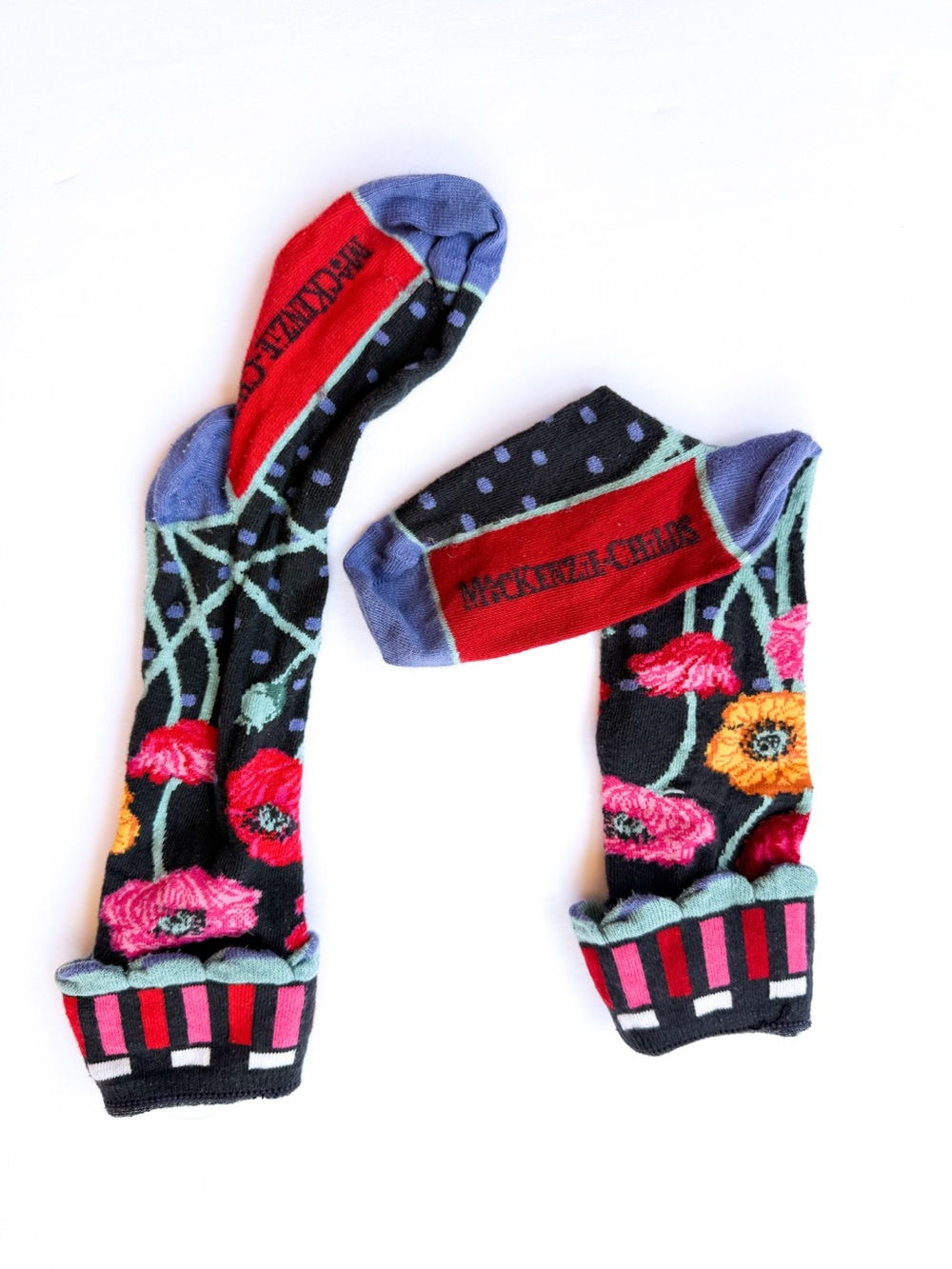 Mackenzie Childs Floral Knee Floral High Socks - Picture 4 of 4